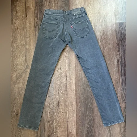 Levi’s 511 Slim Fit Jeans Men’s 30x32 Washed Black - Picture 6 of 11